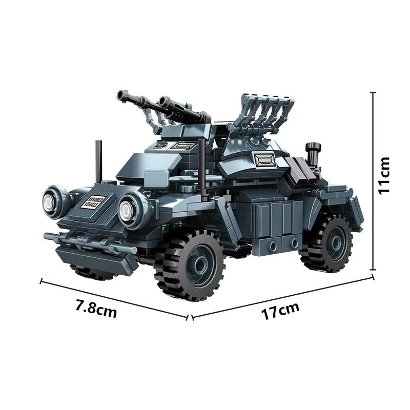 M4A1 Battle Tanks MOC Assembly Building Block Model Tanks Model Set DIY Handcraft Ornament Display Decor Holiday Birthday Gifts
