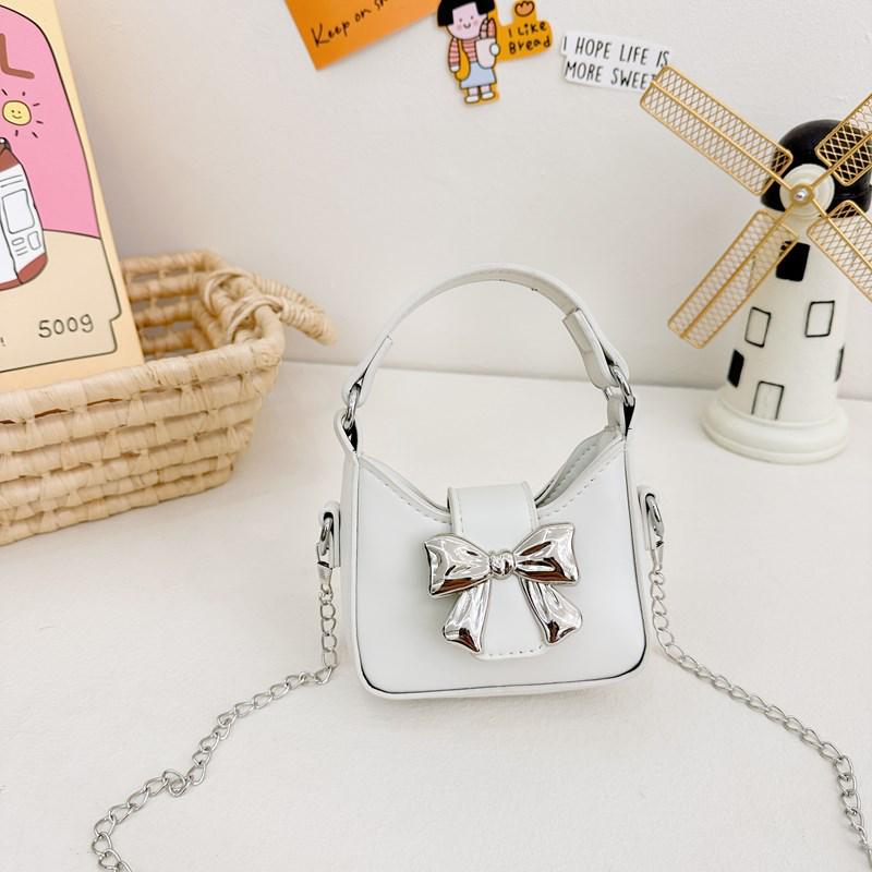 2024 Sweet Pink Bow Chain Crossbody Shoulder Bag for Women