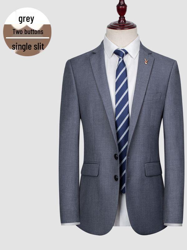 

Мужской приталенный повседневный деловой пиджак - костюм на весну/осень 215