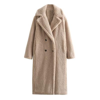 New Autumn Models, Women's Clothing, Stylish Design Fleece Long Coat Coat