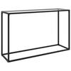Day and Night - Day and Night Transparent Tempered Glass Console Table 120x35x75 Cm