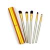 5PCS/Set Makeup Brushes Wood Handle Eye Shadow Brush Mujer Maquillajes Eyebrow Brush Cylindrical Small Pen Beauty Make Up Tool