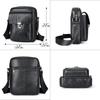 Men's Genuine Leather Shoulder Bag Soft Top Layer Cowhide Casual Simple Crossbody Light Luxury Brand