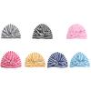 Kids Bunny Ear Hat Stripe Turban Baby Cap Head Wrap Adornments Rabbit Headdress