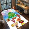 Waschbarer Teppich Teppich Brot Superman Rutschfest Große Fläche Bodenmatte Gamer Zimmer Schlafzimmer Dekor