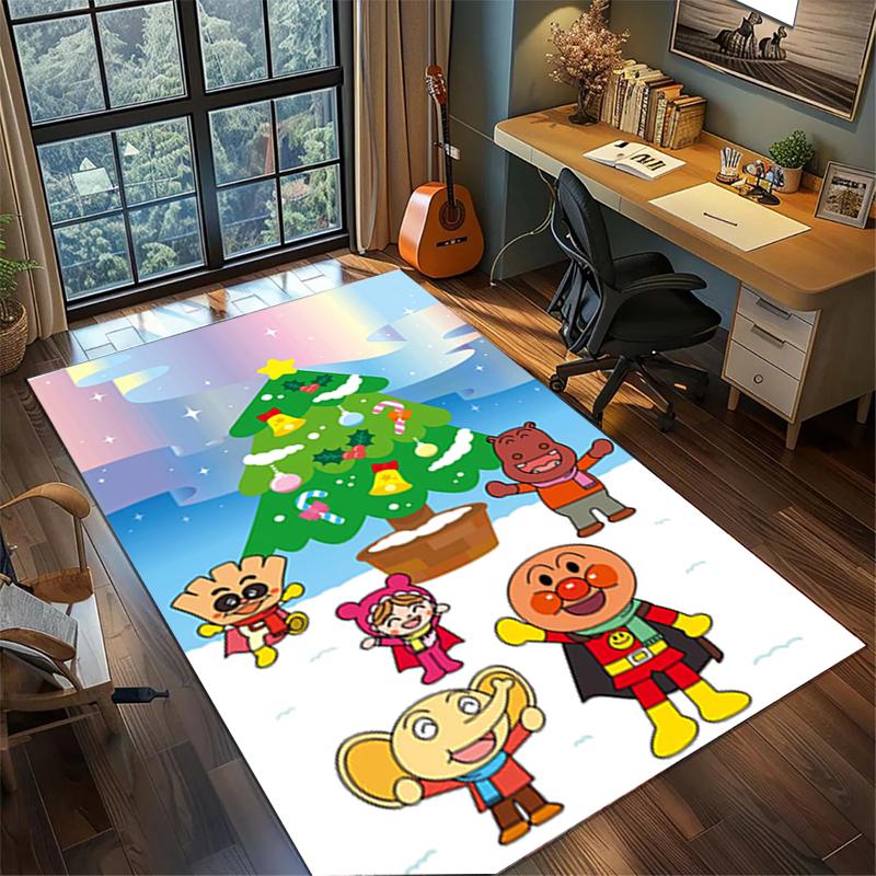 Waschbarer Teppich Teppich Brot Superman Rutschfest Große Fläche Bodenmatte Gamer Zimmer Schlafzimmer Dekor