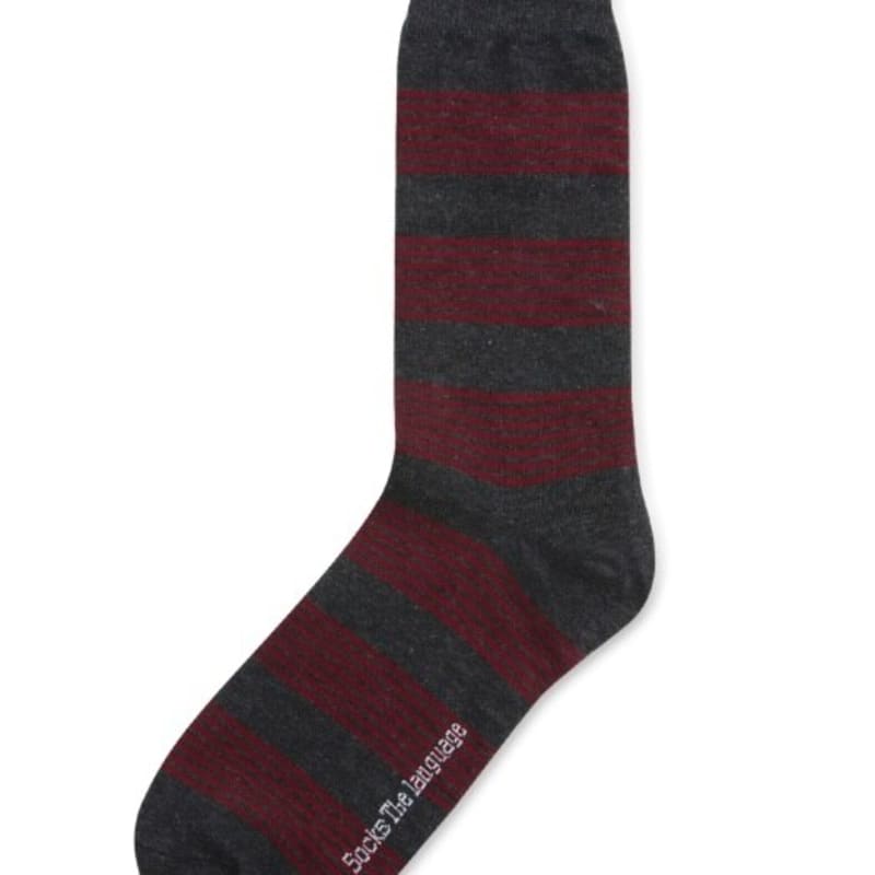 

SOCKS THE LANGUAGE must-have striped fashion socks FREE