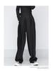 2024 Early Spring Women's High-Waisted Wide-Leg Casual Pants with Velcro