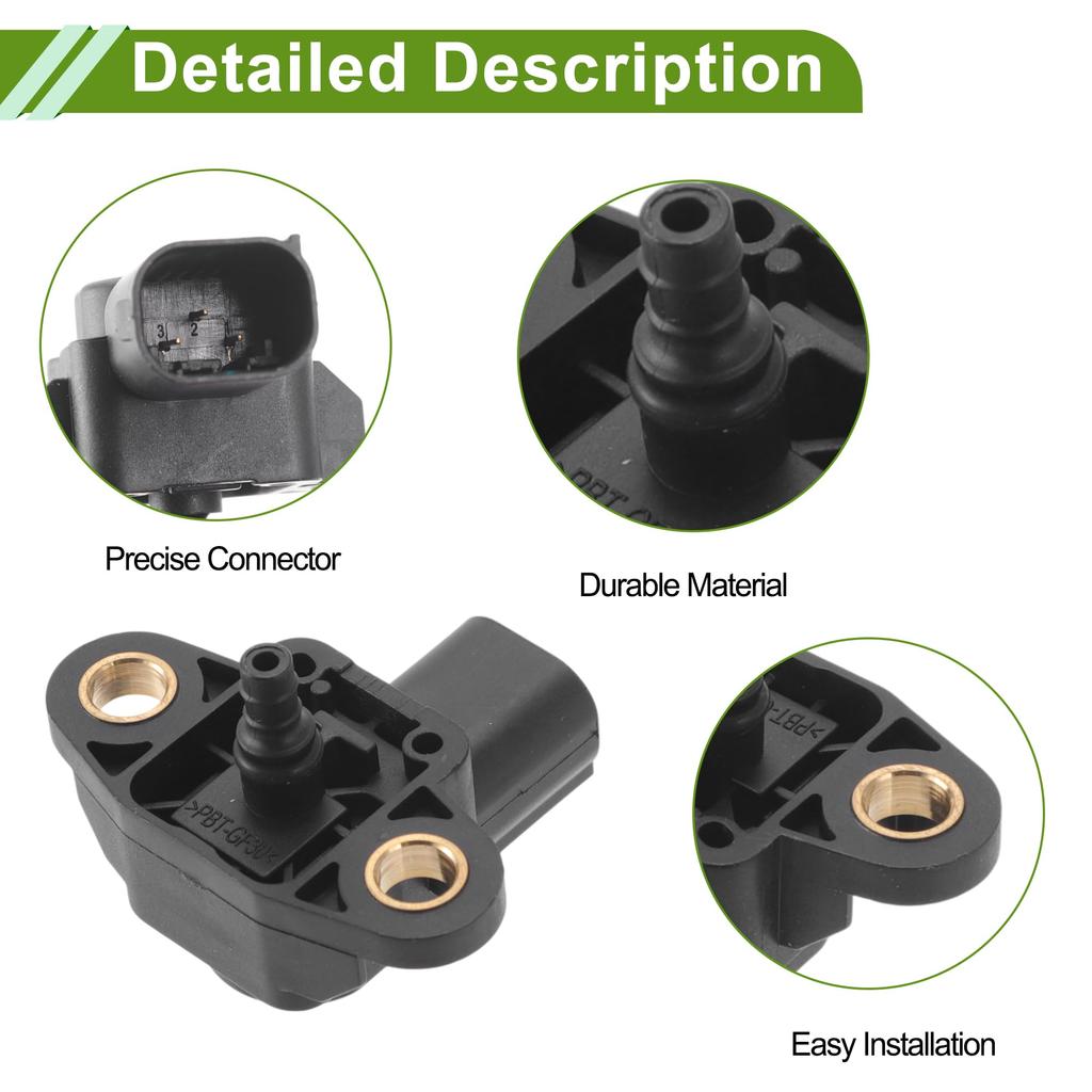 ABSOPRO Absolute Pressure MAP Sensor for Sedan Compressor Part 1 Piece Mercedes/Benz C-Class (W204) C180/C200 1.8 2007-2014, Number
