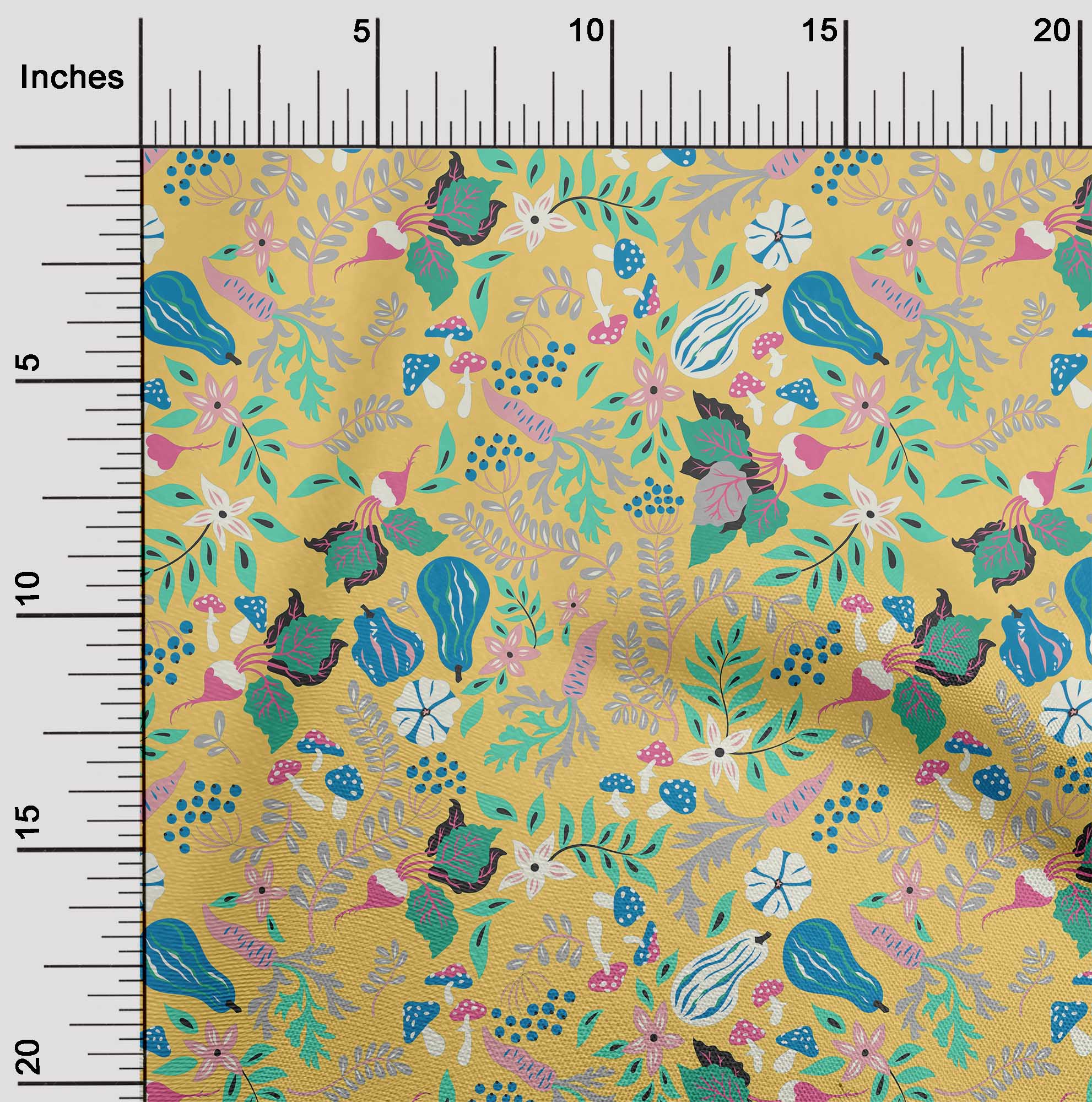 

oneOone Georgette Viscose Dark Gray Fabric Leaves & Flowers Floral Fabric For Sewing Printed Craft Fabric By The Yard 42 Inch 42 Inch Wide - Viscose Chiffon жовтий