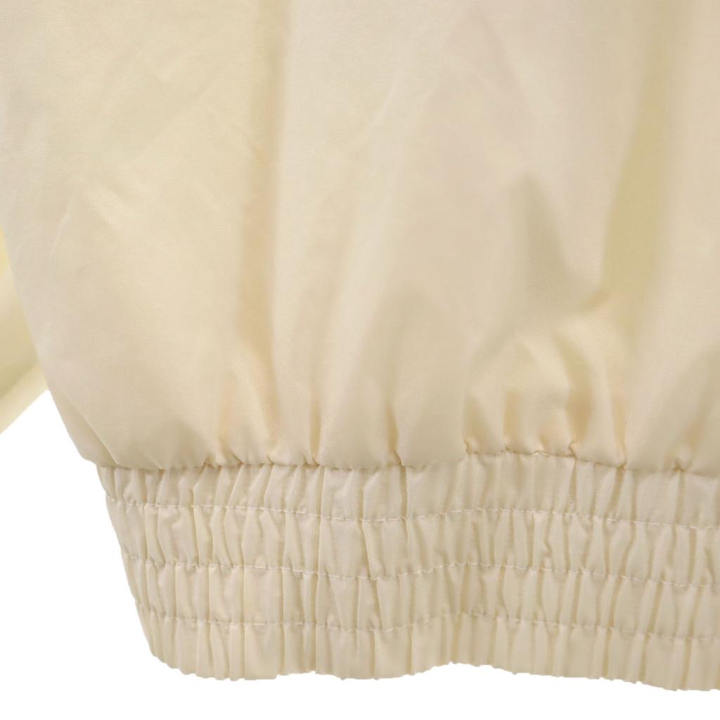 Mobil-F1 90s Old Company Jacket L white Hooded Men's Used