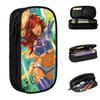 Starfire Superhero Pencil Case Creative Princess Koriand'r Pen Box Bag Girls Boys Big Capacity Students School Gifts Pencilcases