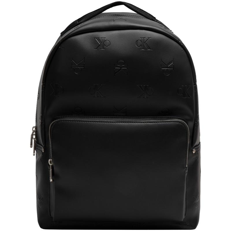 

Calvin Klein Letter Embossed Casual Large Capacity Backpack Men Backpack Space-Black 4G3043G-UB1 UB1-Space Black
