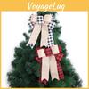 New Christmas Plaid Bow Ornament Double Layered Stylish Christmas Tree Decoration