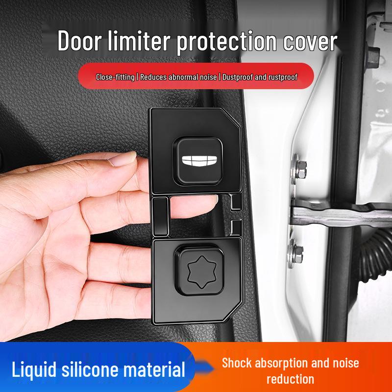 Car Door Stopper Protector Lock Cover for Geely Xingyue L, Boyue L, Xingyuan, Binrui, Emgrand