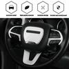 Steering Wheel Panel Cover Decor Trim For Dodge Challenger/Charger 2015+ White