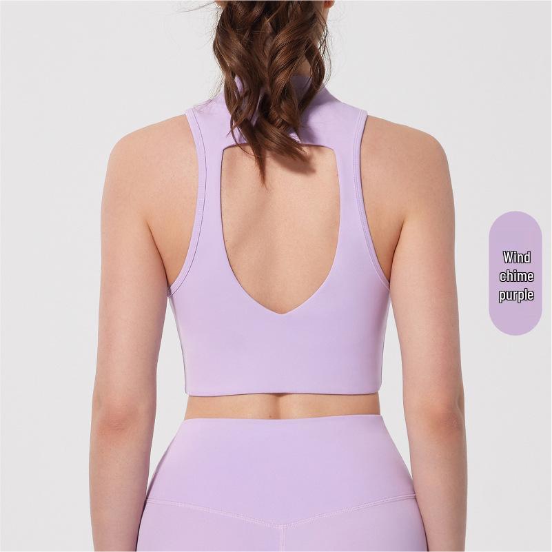 

Антибактериальный ударопрочный спортивный жилет с высокой степенью поддержки и нагрудными вкладышами - бесшовный бюстгальтер для йоги и бега Small