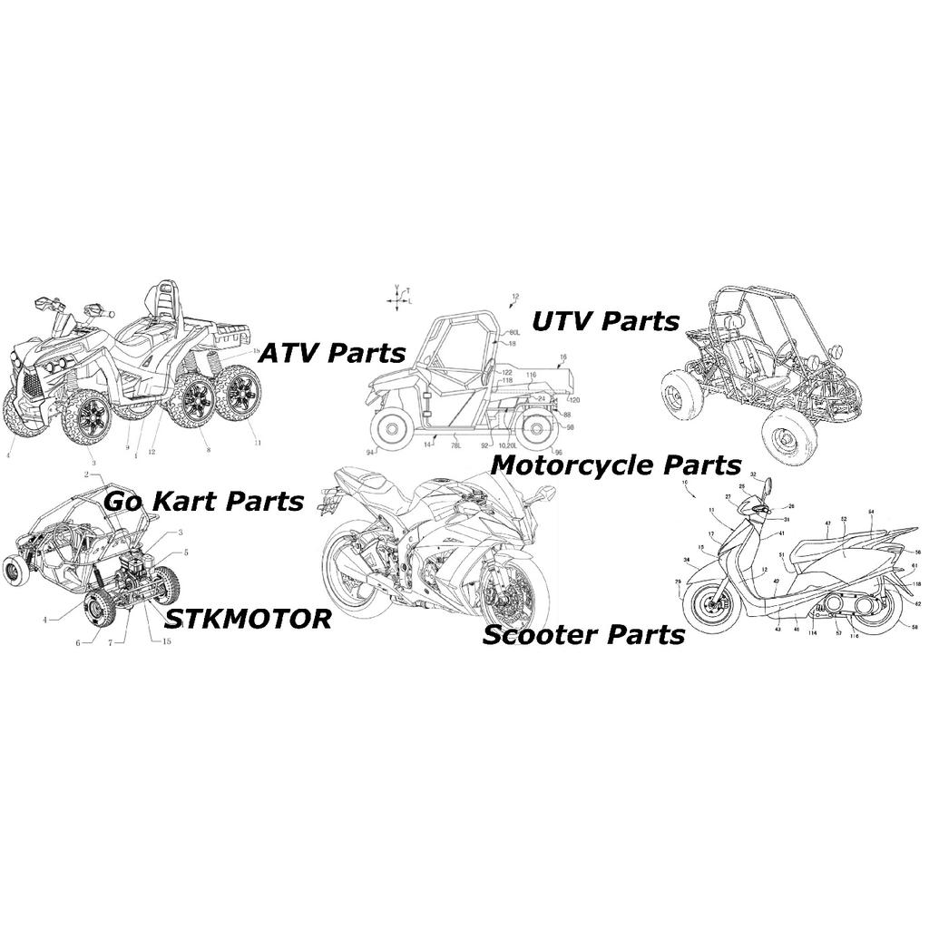 LH260 LH300 260 300 Duimgashendel Voor Linhai Hytrack Stels 260CC 300CC ATV Quad Onderdelen