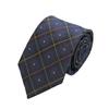 [Disney] Necktie (Three Circle Silhouette Check Pattern) Necktie D50036 Dark Blue X Yellow