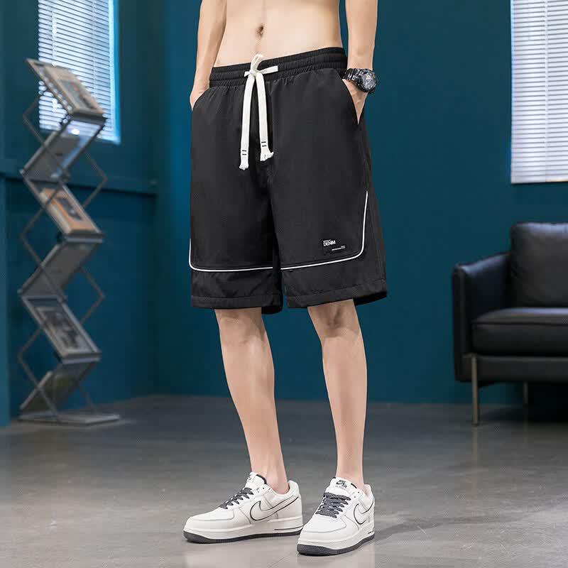 Men's Loose Wide-Leg Drawstring Summer Shorts