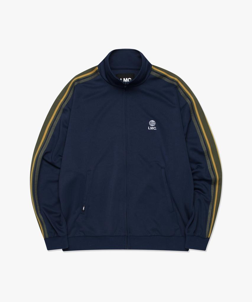Lmc Side Striped Jersey Track Top Navy