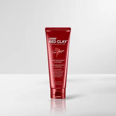[MISHA] Amazon Red Clay Pore Pack Foam Cleanser 120ml