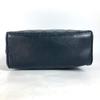 CHANEL vintage Bicolole Clutch Bag Makeup Pouch Cosmetics Pouch Leather Black