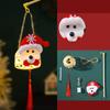 Handheld Christmas Bamboo Lantern Light-emitting Handmade Woven Lamp  Decoration
