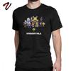 Game Tshirt Men Undertale TShirt Sans  Papyrus Mettaton Flowey Frisk Red Heart Crew Neck Tops Cotton Tee Shirt Summer T Shirt