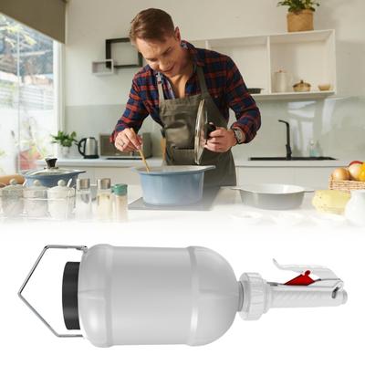 3L Hanging Condiment Dispenser Refillable Sauce Squeeze Bottle Dressing Container for Kitchen Outdoor BBQ Camping