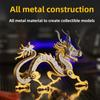 Puzzle 3D Dragon de desene animate Seturi de construcție de modele din metal pentru adulți Animale mecanice Zodiac Dragon Jigsaw DIY Asamblare Jucărie Cadou