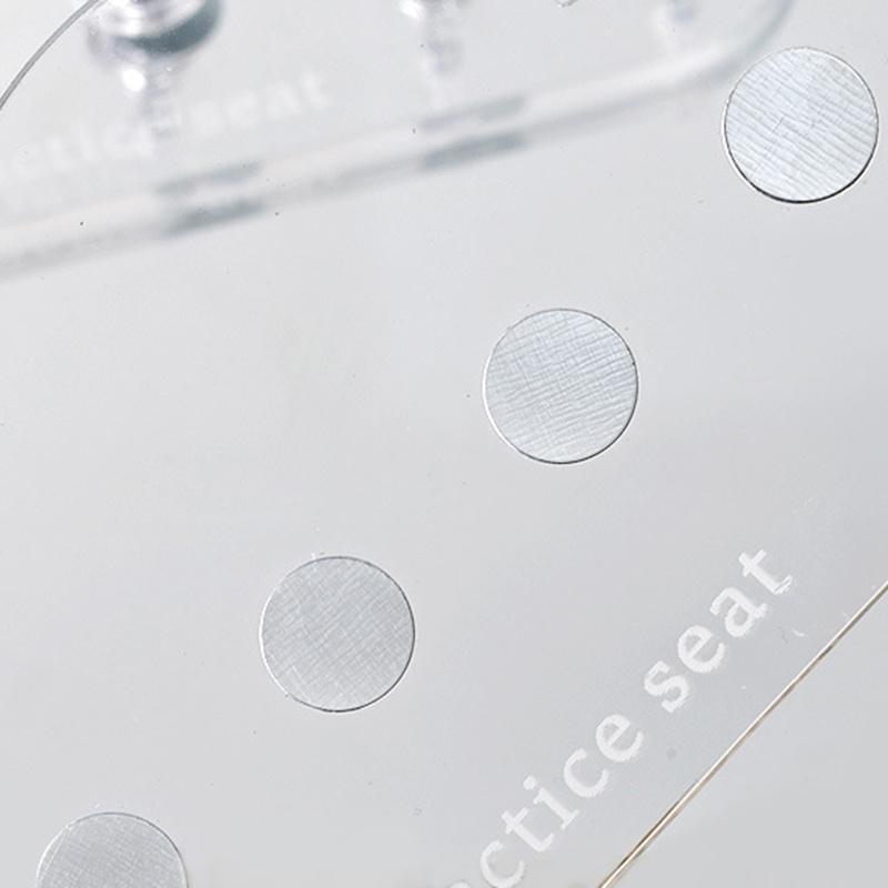 Magnetic Nail Holder Acrylic Display Stand For False Nail Tips Gel Polish Transparent Practice Pretend Manicure Practice Tools