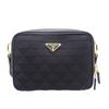 PRADA  2VH069 Shoulder Bag black polyester/Safiano mens