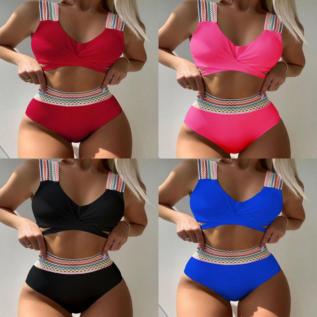 Women Sexy Bikini Set With Nylon Fabric For Beach And Pool Water Sports