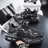 Silver dad shoes men's spring 2025 new high-end Hong Kong style mesh breathable height increase men's sports and leisure shoes
