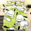 Pochacco Quilt Cover Cartoon Anime Children Set Queen And Twin Size Bedding Grade A Printed Comforter King