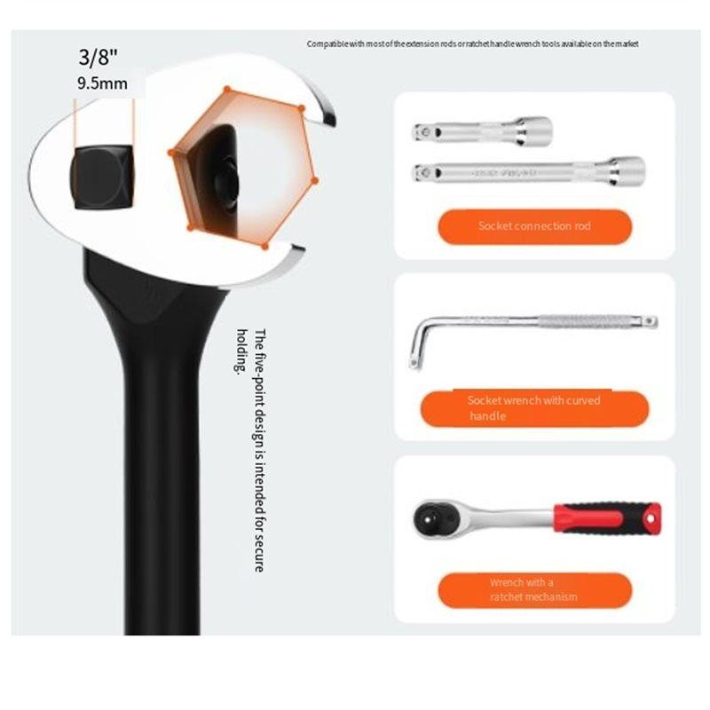 A84E-Oil Pipe Wrench Set Oil Pipe Opening Wrench Oil Pipe Opening Tool Oil Pipe Opening Wrench Set