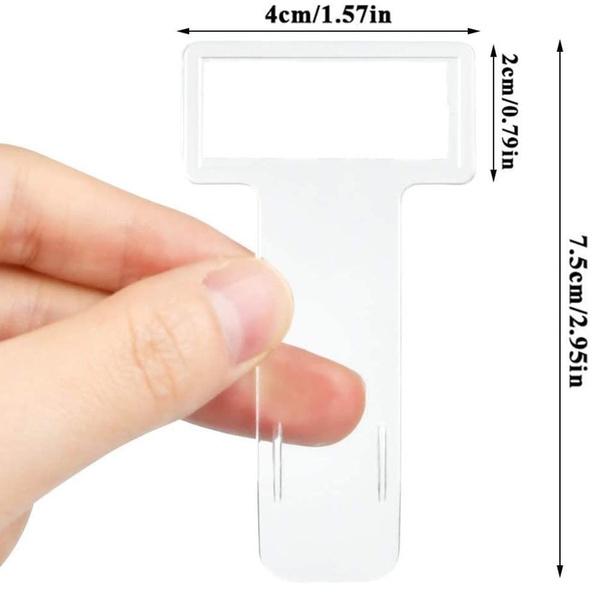 10Pcs Car Windscreen Permit Ticket Clip Transparent Car Parking Ticket Holder Clip for Car Van Caravan Windscreen