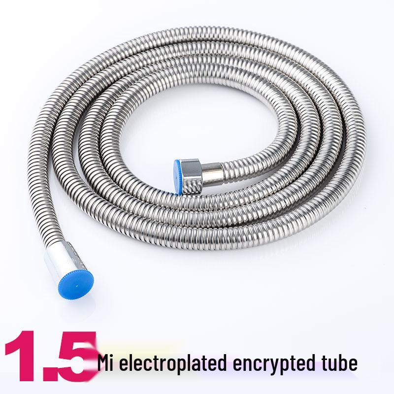Stainless Steel Shower Hose, 1.5m/2m, Universal for Hot/Cold Water Heater