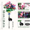 Waterproof Solar Azalea Garden Decor with Always-on & Flashing Modes