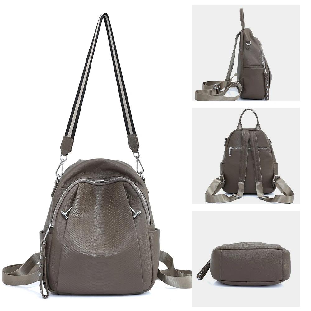 Genuine Leather Backpack For Women