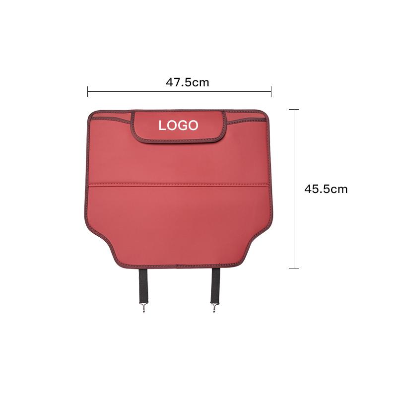 PU Leather Car Seat Backrest Child Anti-Kick Pad For Tesla Model 3 Highland 2023 Model S Model X Model Y Model Y-Eur Roadster