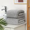 2 Counts Coral Fleece Bath Towel Set, Soft As Clouds, Quick-Drying, Adds a Touch of Elegance To Your Home