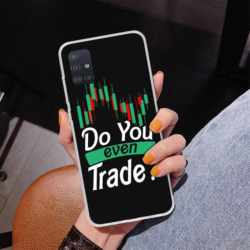 Trade Investment Forex Stock Market Phone Case For Samsung Galaxy A52 A32 A22 A12 A51 A31 A50S A30S A20S A10S Note 20 Ultra 10 P