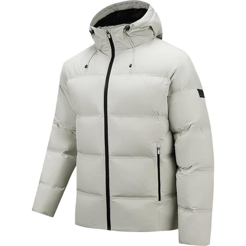 Anta Men's Six-Degree Core Seamless Hooded Down Jacket
