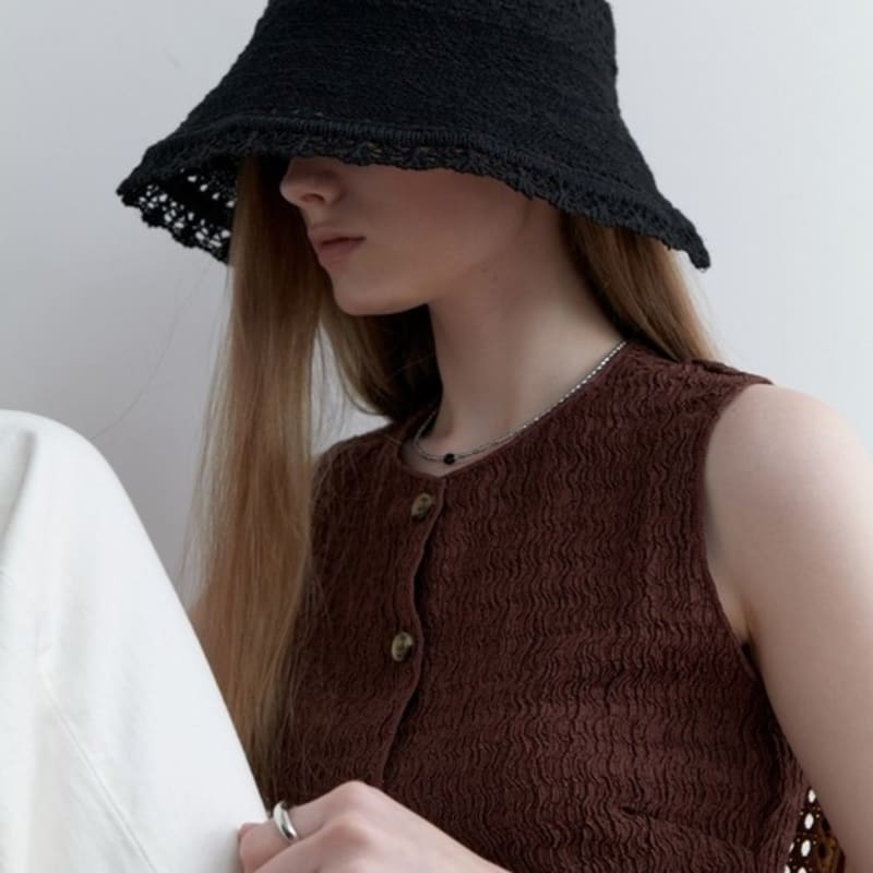 LOVE ME MONSTER Solhatt med spetskant_3FÄRG (L251MCP030)