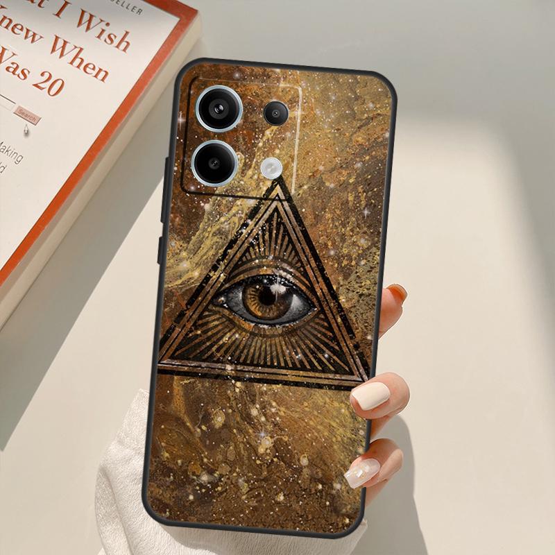 Illuminati Eye Occult Pyramid Funda For Xiaomi Redmi Note 14 13 10 11 12 15 Pro Plus Case For Redmi 15 14C 12C 10C 13C 15C