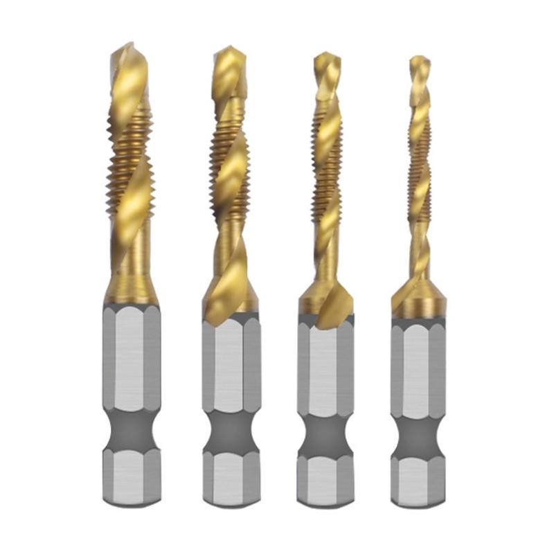 Industrial Spirals Grooves Machine Tapping Bit Titaniums Coating For Extended Durability In Demanding Drilling Operations