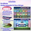 2026 Soccer Tournament Wall Chart Foldable Poster with 48 Team Display and 5ml Ballpoint Pen for Schedule Tracking and Match Results Recording
