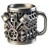 Interesting Creative 450ml Coffee Cup Ornament Engine Cup Engine Mug Suitable for Car Enthusiasts As a Gift